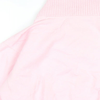 Lady Foot Locker Womens Pink Polyester Pullover Sweatshirt Size M Pullover