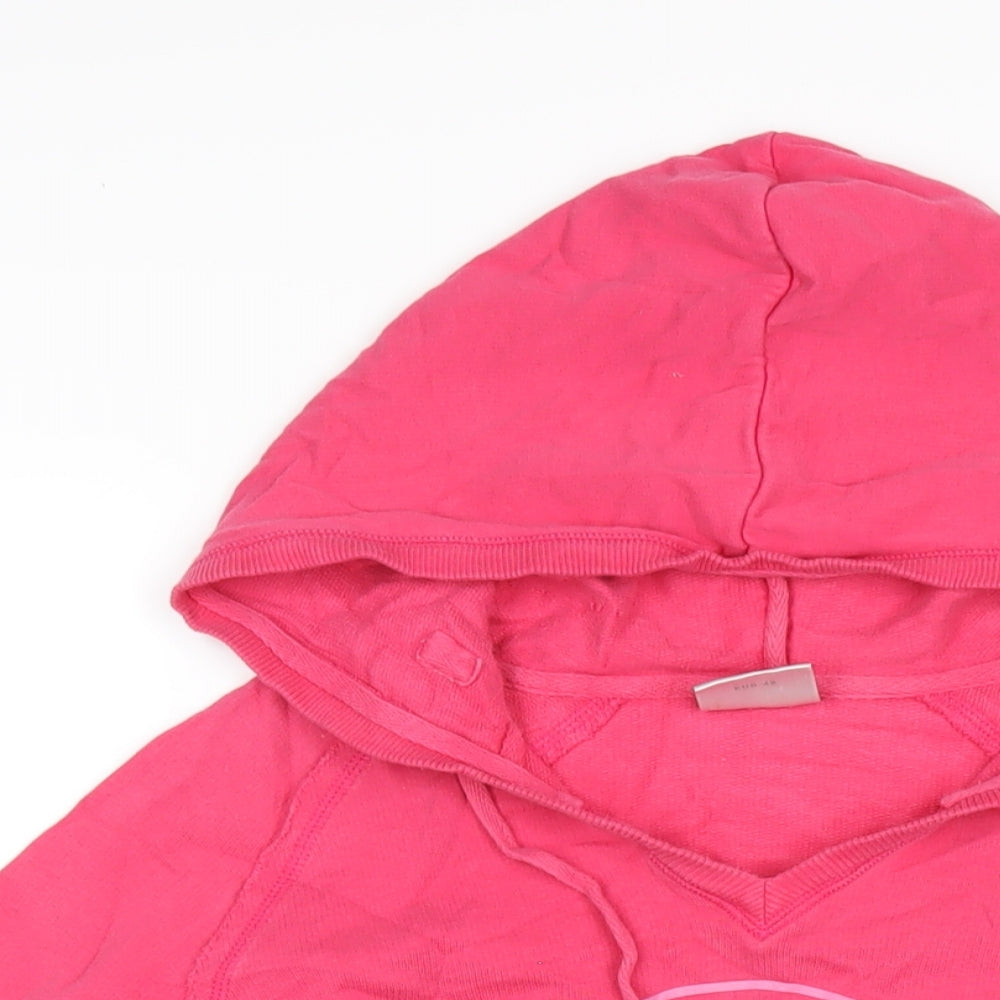 NEXT Womens Purple Cotton Pullover Hoodie Size 14 Pullover