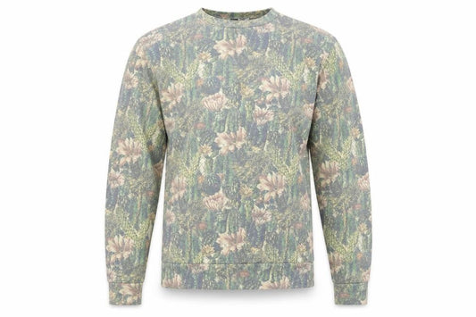 Topman Mens Multicoloured Floral Cotton Pullover Sweatshirt Size XS