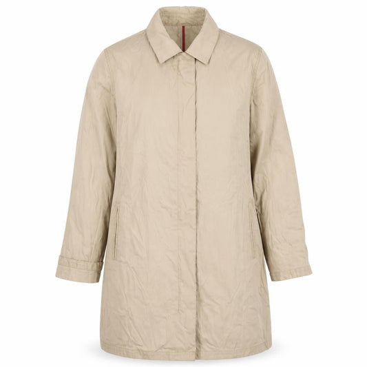 SCL sport Womens Beige Trench Coat Coat Size 16 Zip