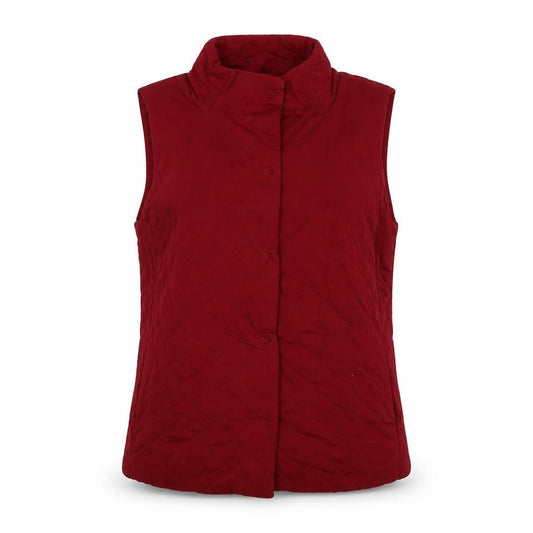 Lands' End Womens Red Jacket Waistcoat Size 10 Snap