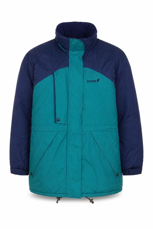 Scanda Mens Green Jacket Size M Zip - Vintage