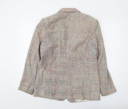 Orvis Womens Multicoloured Jacket Size 12 Button