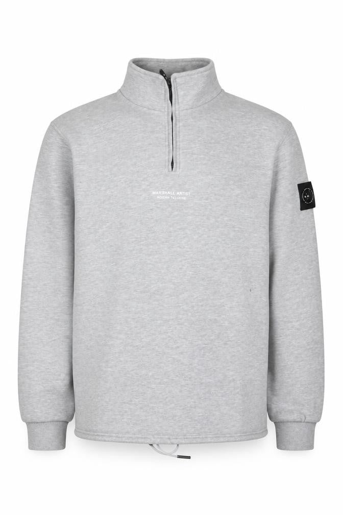 Marshall Mens Grey Polyester Pullover Sweatshirt Size 2XL