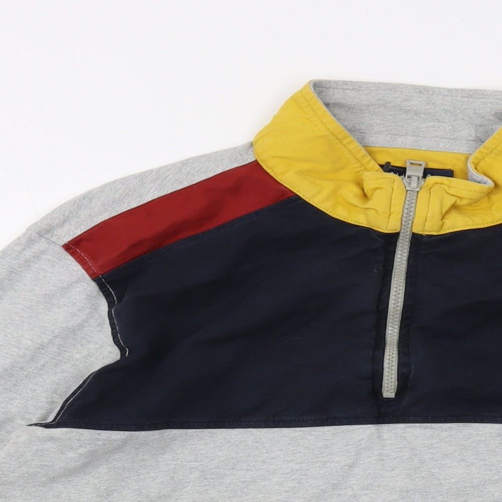 Nautica Mens Grey Cotton Pullover Sweatshirt Size L