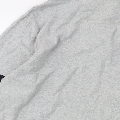 Nautica Mens Grey Cotton Pullover Sweatshirt Size L