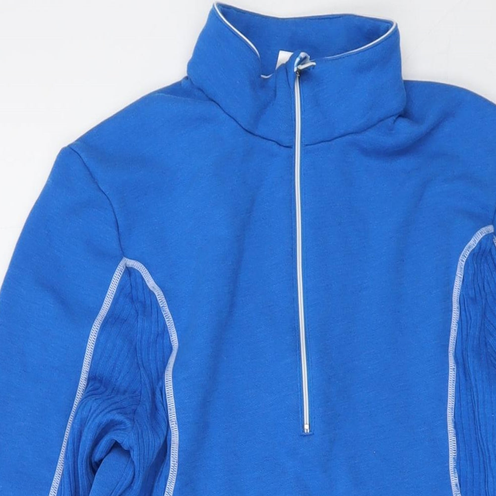 Oxylane Mens Blue Polyester Pullover Sweatshirt Size M