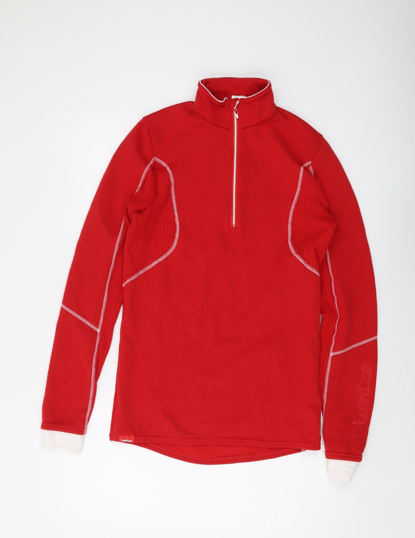Oxylane Mens Red Polyester Pullover Sweatshirt Size M