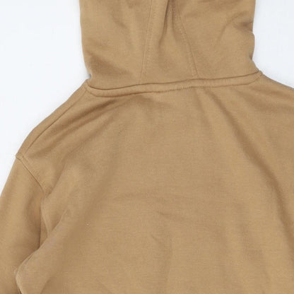 Preloved Disney Womens Brown Cotton Pullover Hoodie Size 2XS Pullover - Chip & Dale - Label