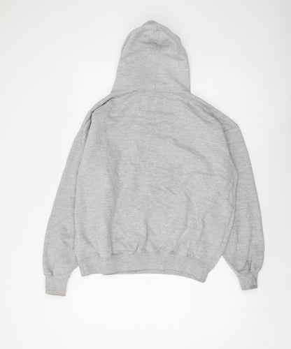 Harrisburg Womens Grey Cotton Pullover Hoodie Size L Pullover