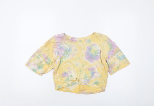 Urban Outfitters Womens Multicoloured Cotton Basic T-Shirt Size M Round Neck
