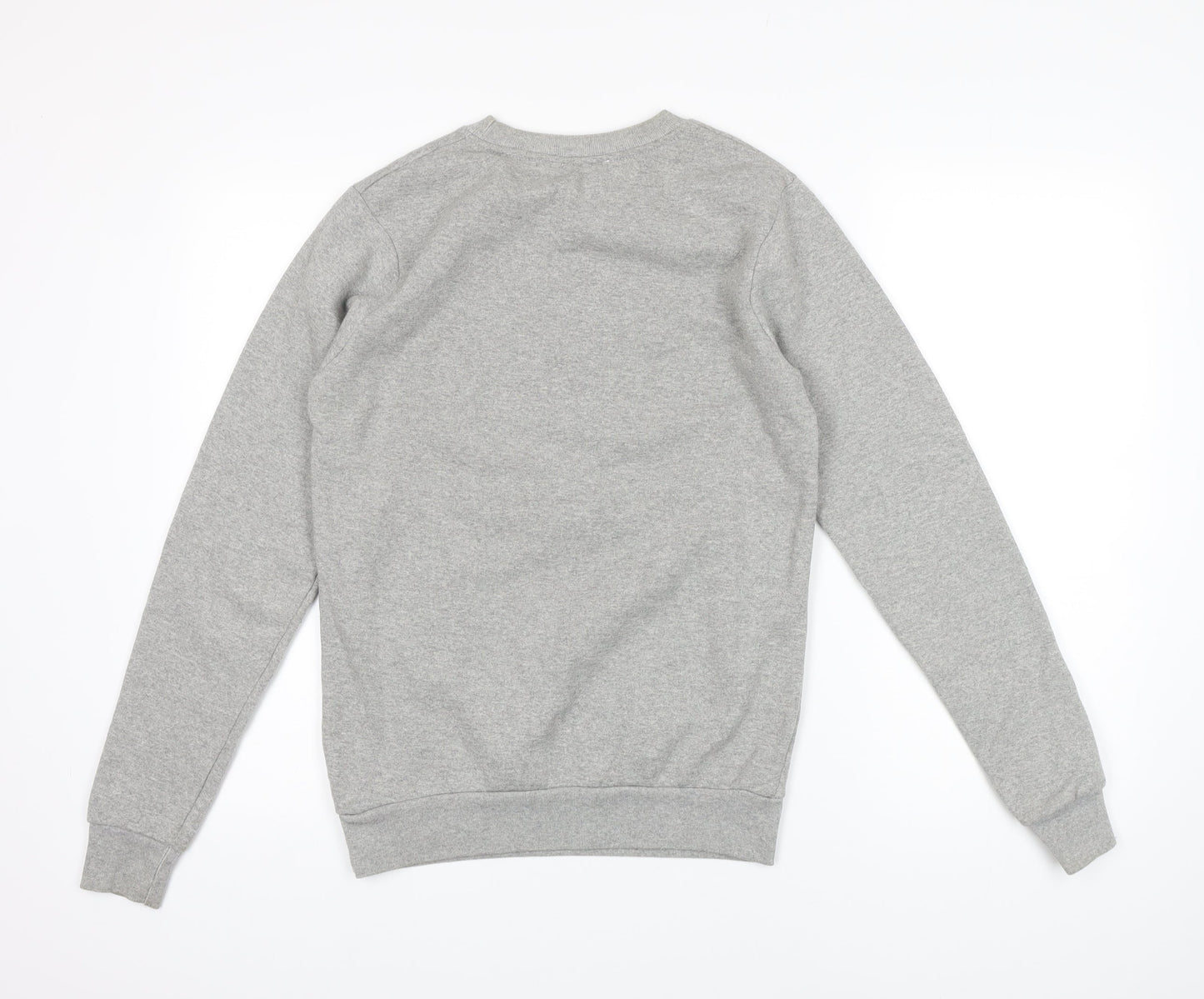 Hype Womens Grey Cotton Pullover Sweatshirt Size S