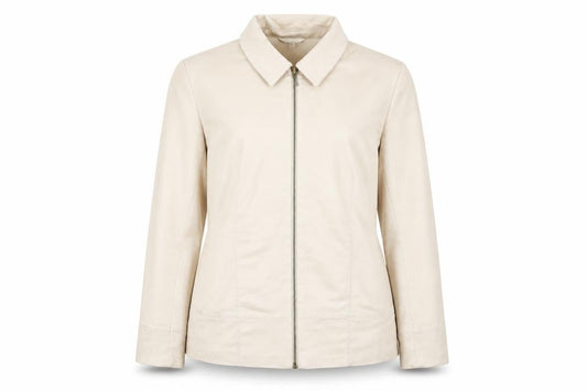 M&Co Womens Beige Jacket Blazer Size 16 Zip