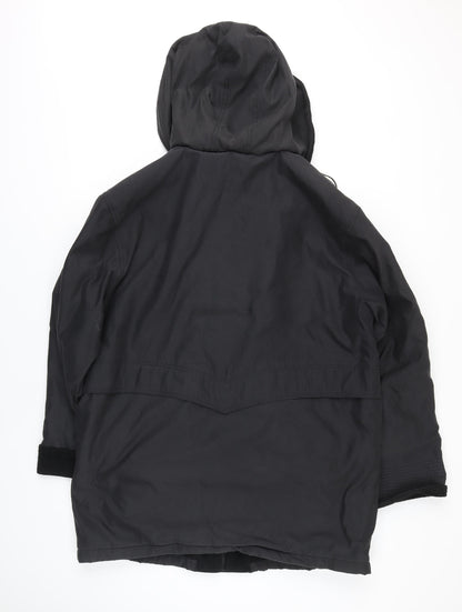 Easttracker Womens Black Jacket Coat Size L Zip