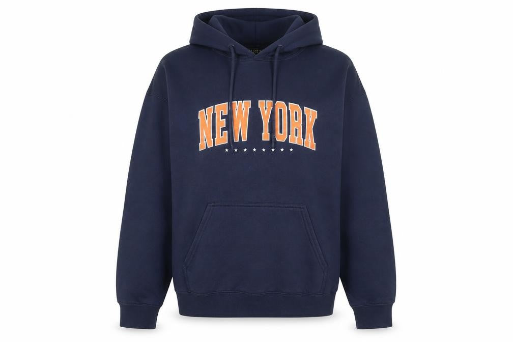 Lipsy Womens Blue Cotton Pullover Hoodie Size M Pullover