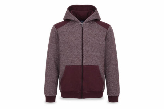 Topman Mens Red Cotton Full Zip Hoodie Size XS