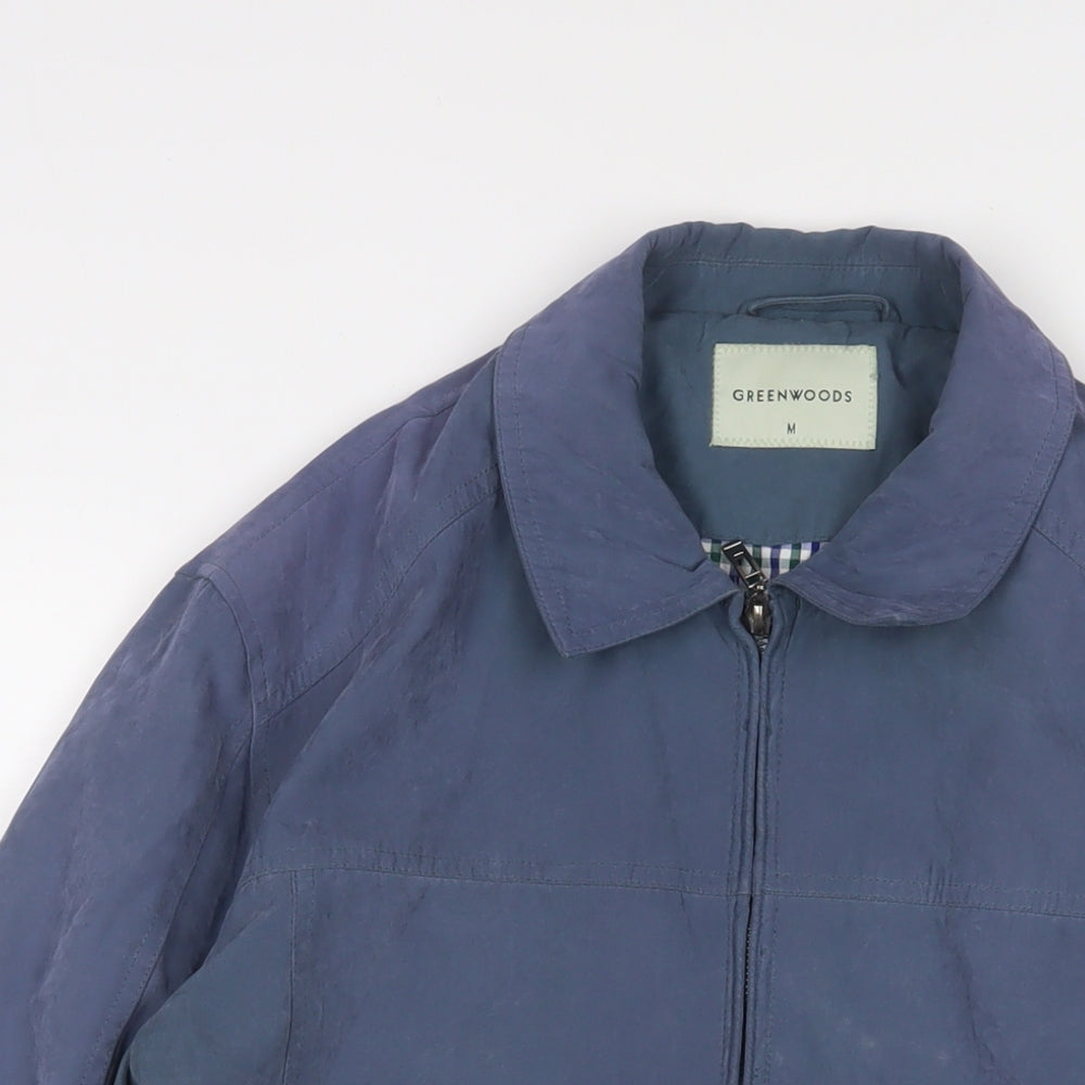 Greenwoods Mens Blue Jacket Size M Zip