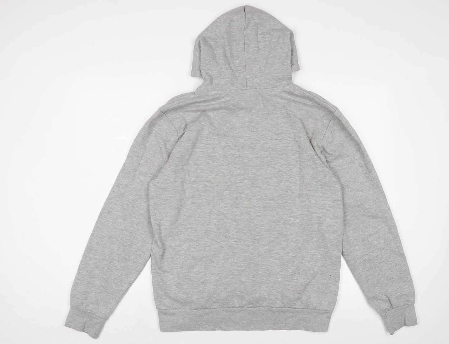 Nasty Gal Womens Grey Cotton Pullover Hoodie Size S Pullover
