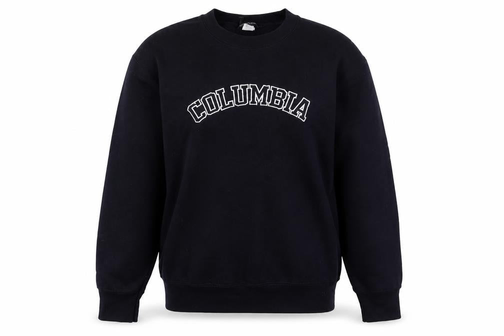 PRETTYLITTLETHING Womens Blue Cotton Pullover Sweatshirt Size S Pullover - Columbia