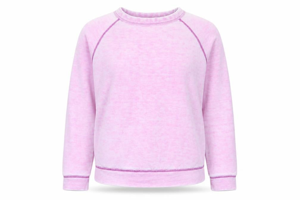 Topshop Womens Purple Polyester Pullover Sweatshirt Size 8 Pullover