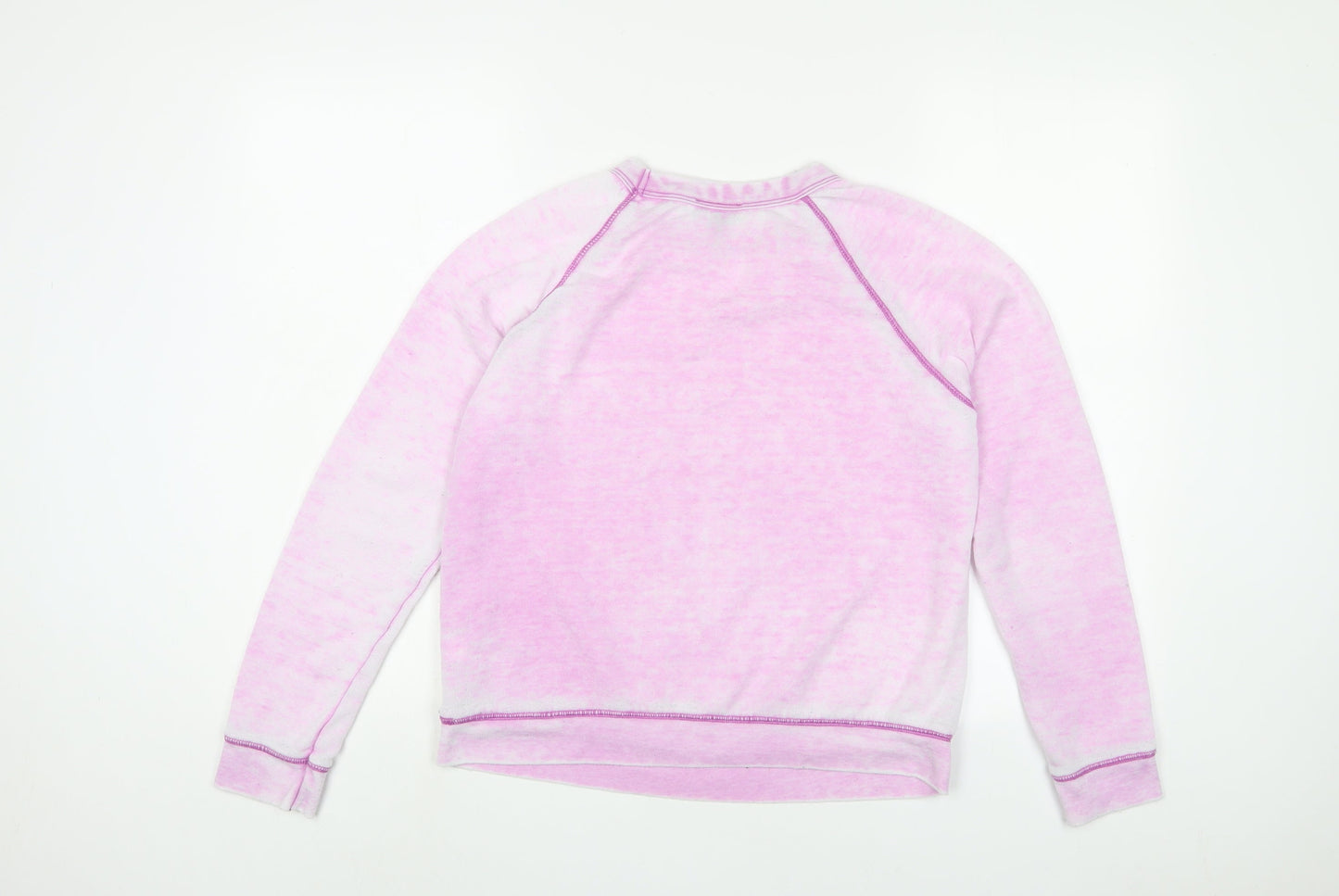 Topshop Womens Purple Polyester Pullover Sweatshirt Size 8 Pullover