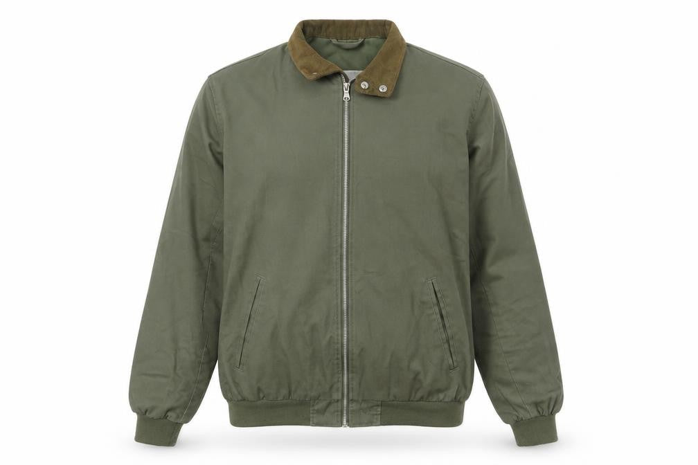 ASOS Mens Green Jacket Size L Zip