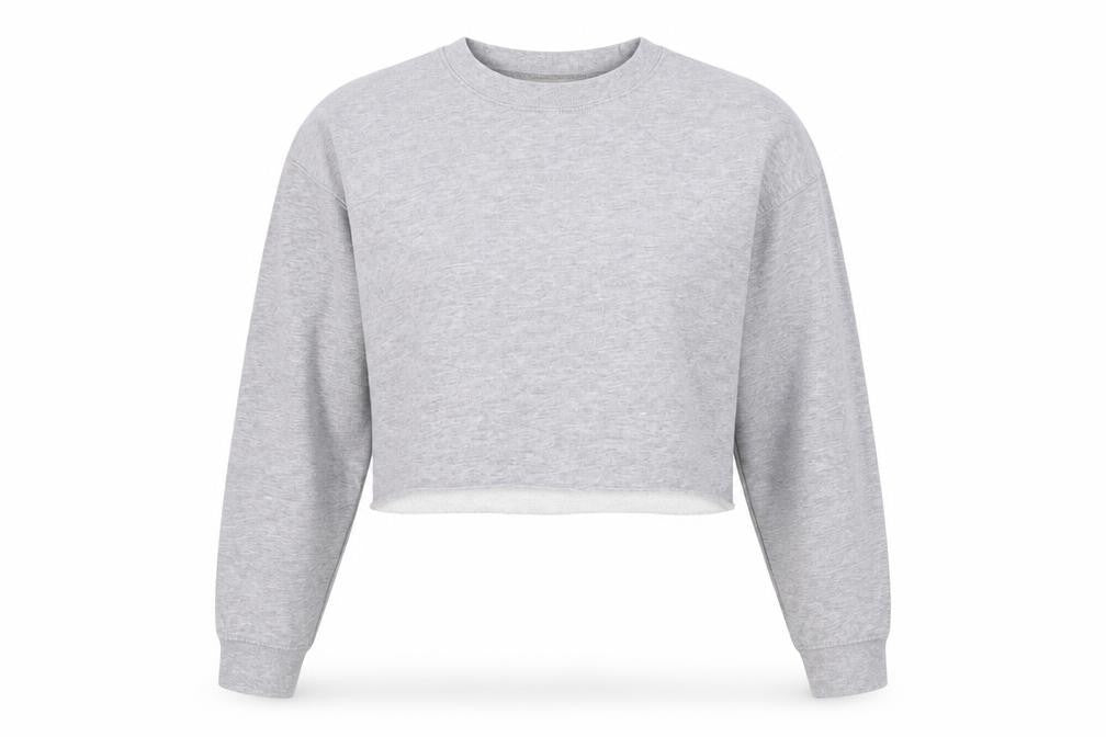 PRETTYLITTLETHING Womens Grey Cotton Pullover Sweatshirt Size S Pullover