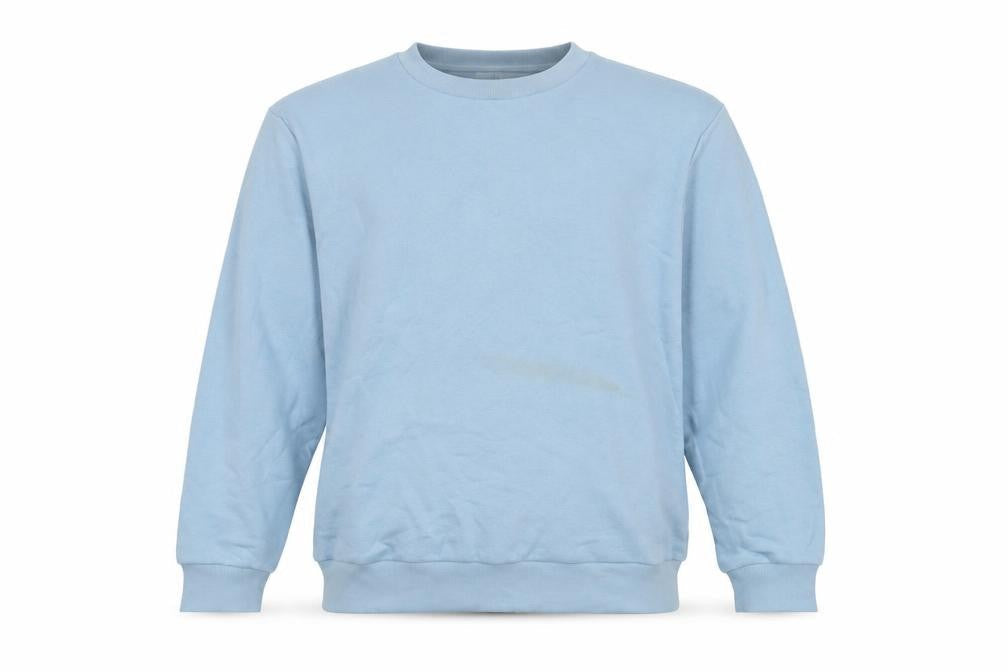 Marks & Spencer Mens Blue Cotton Pullover Sweatshirt Size L