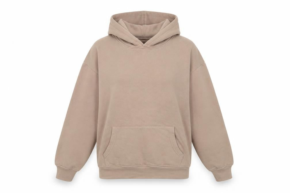 New Look Womens Brown Cotton Pullover Hoodie Size S Pullover