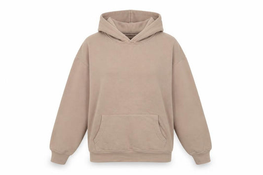 New Look Womens Brown Cotton Pullover Hoodie Size S Pullover