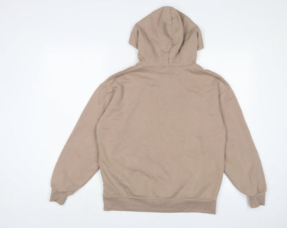New Look Womens Brown Cotton Pullover Hoodie Size S Pullover