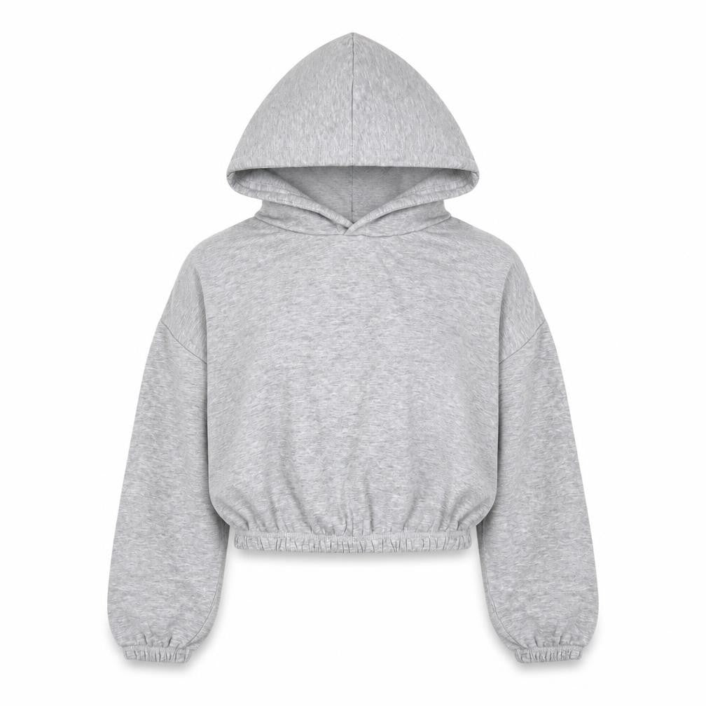Zara Womens Grey Cotton Pullover Hoodie Size L Pullover