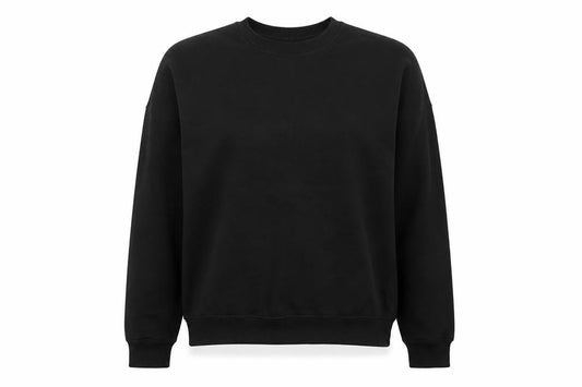 Missguided Womens Black Cotton Pullover Sweatshirt Size 10 Pullover