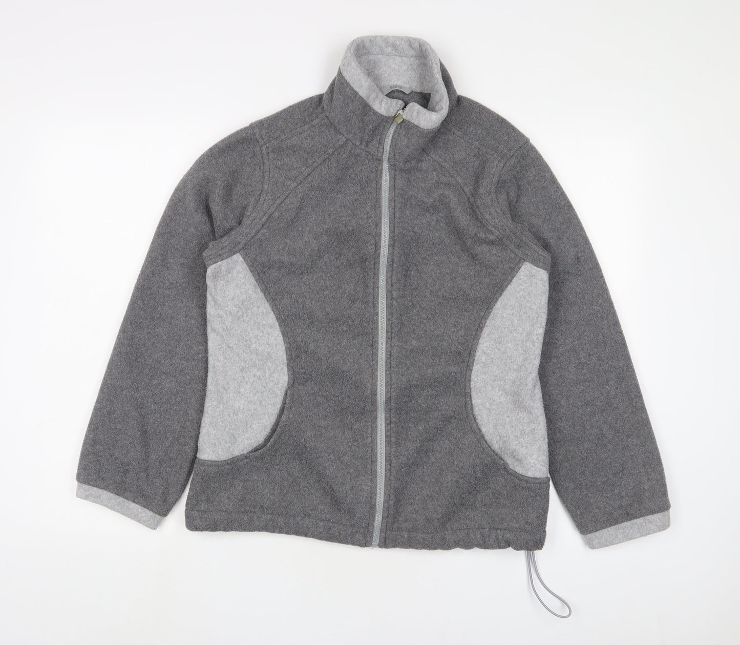 Marks and Spencer Womens Grey Jacket Size 14 Zip