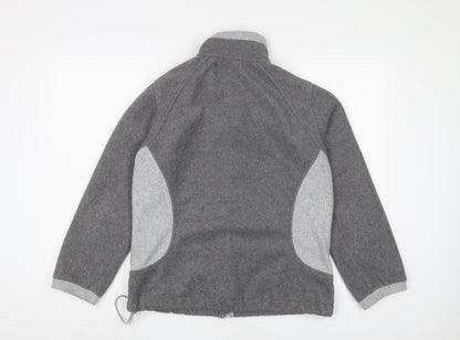 Marks & Spencer Womens Grey Jacket Size 14 Zip