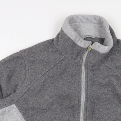 Marks & Spencer Womens Grey Jacket Size 14 Zip