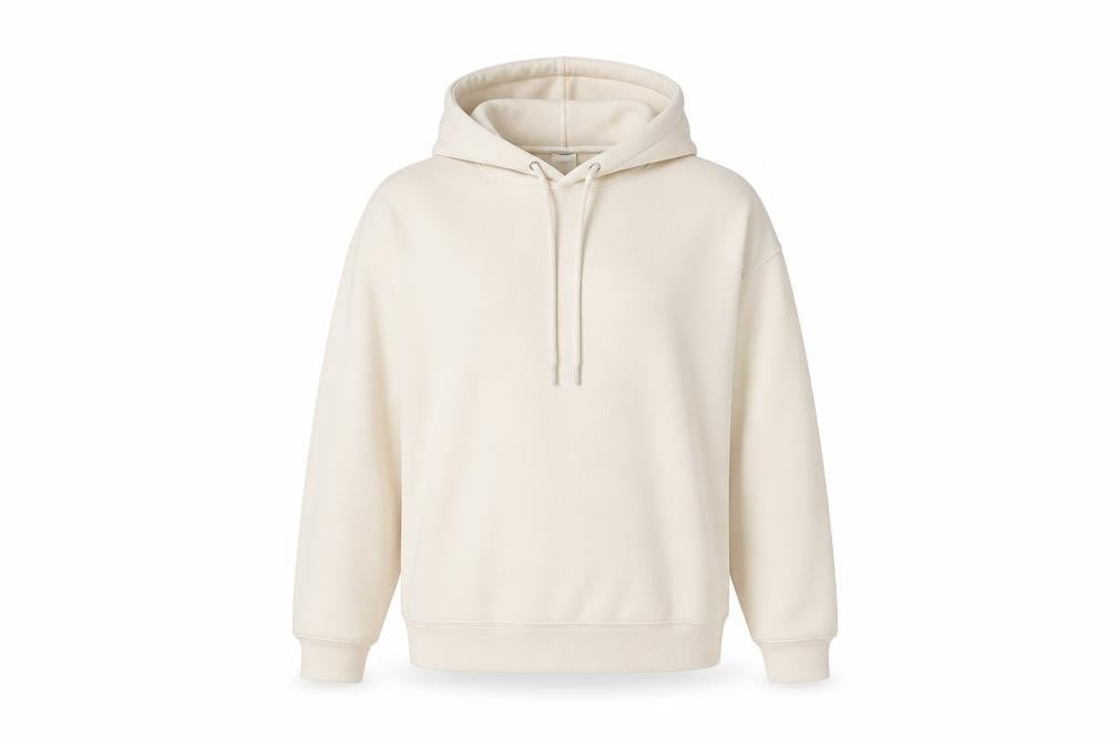 Zara Womens Beige Viscose Pullover Hoodie Size L Pullover