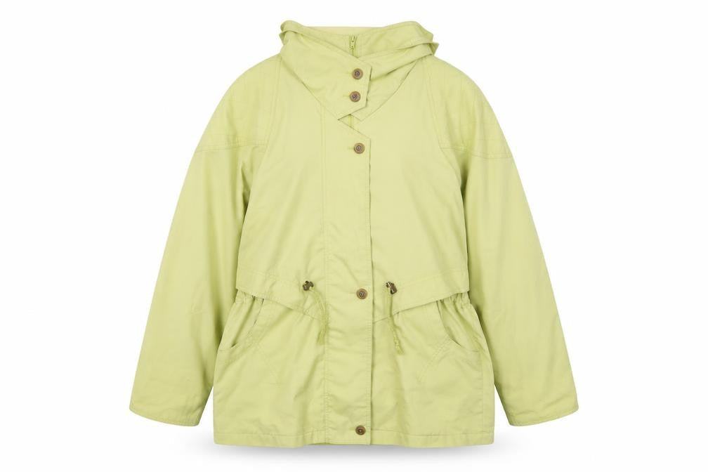 Telemac Womens Green Jacket Size 14 Zip