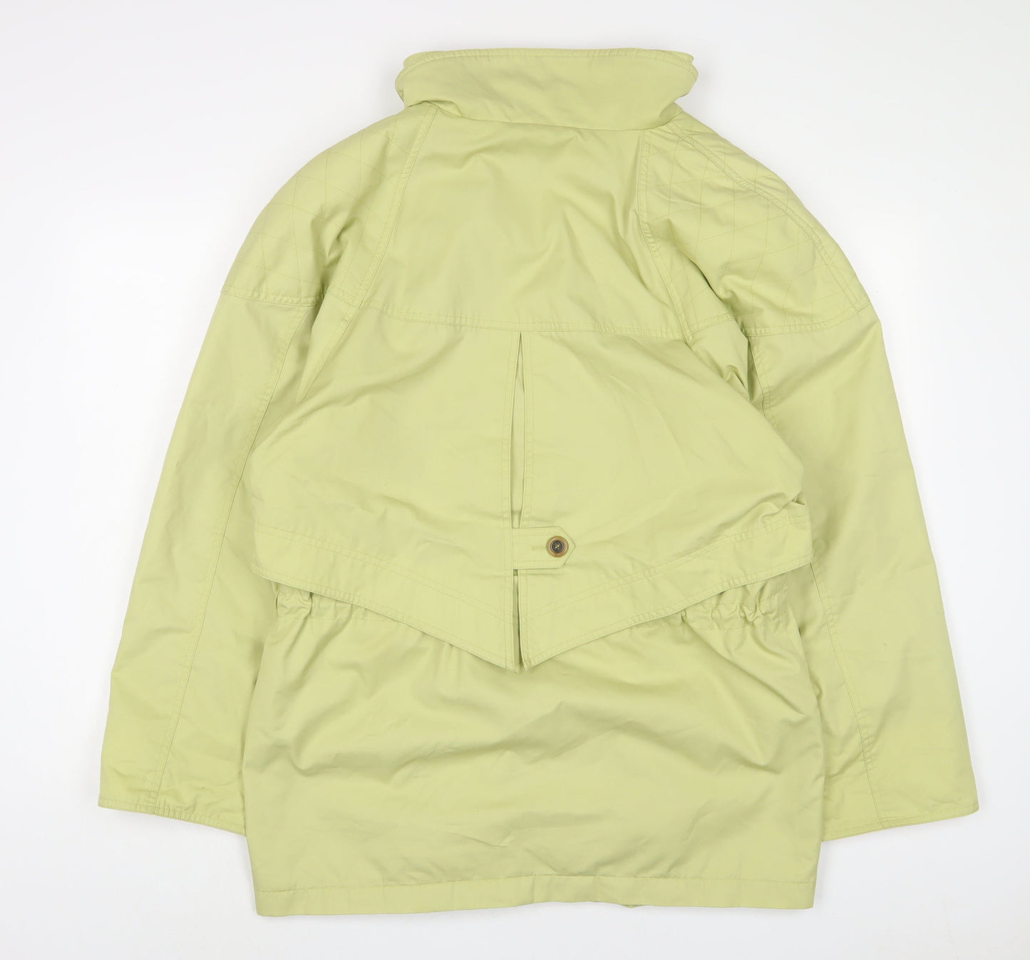 Telemac Womens Green Jacket Size 14 Zip