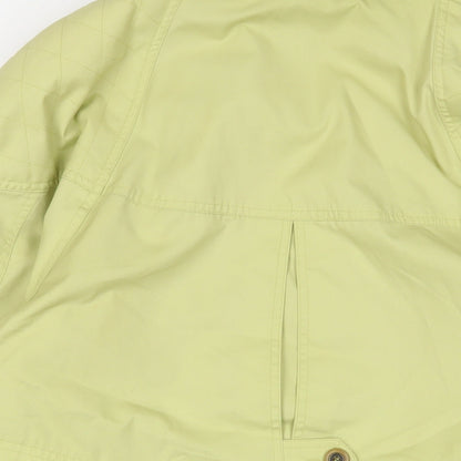 Telemac Womens Green Jacket Size 14 Zip
