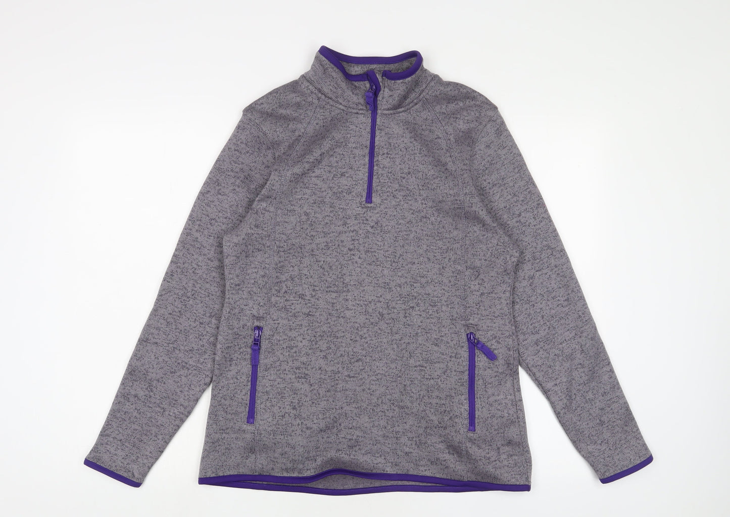 Crane Womens Grey Jacket Size 12 Zip