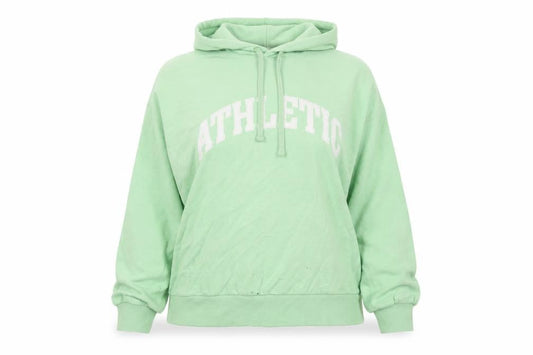 H&M Womens Green Cotton Pullover Hoodie Size M Pullover - Embroidered