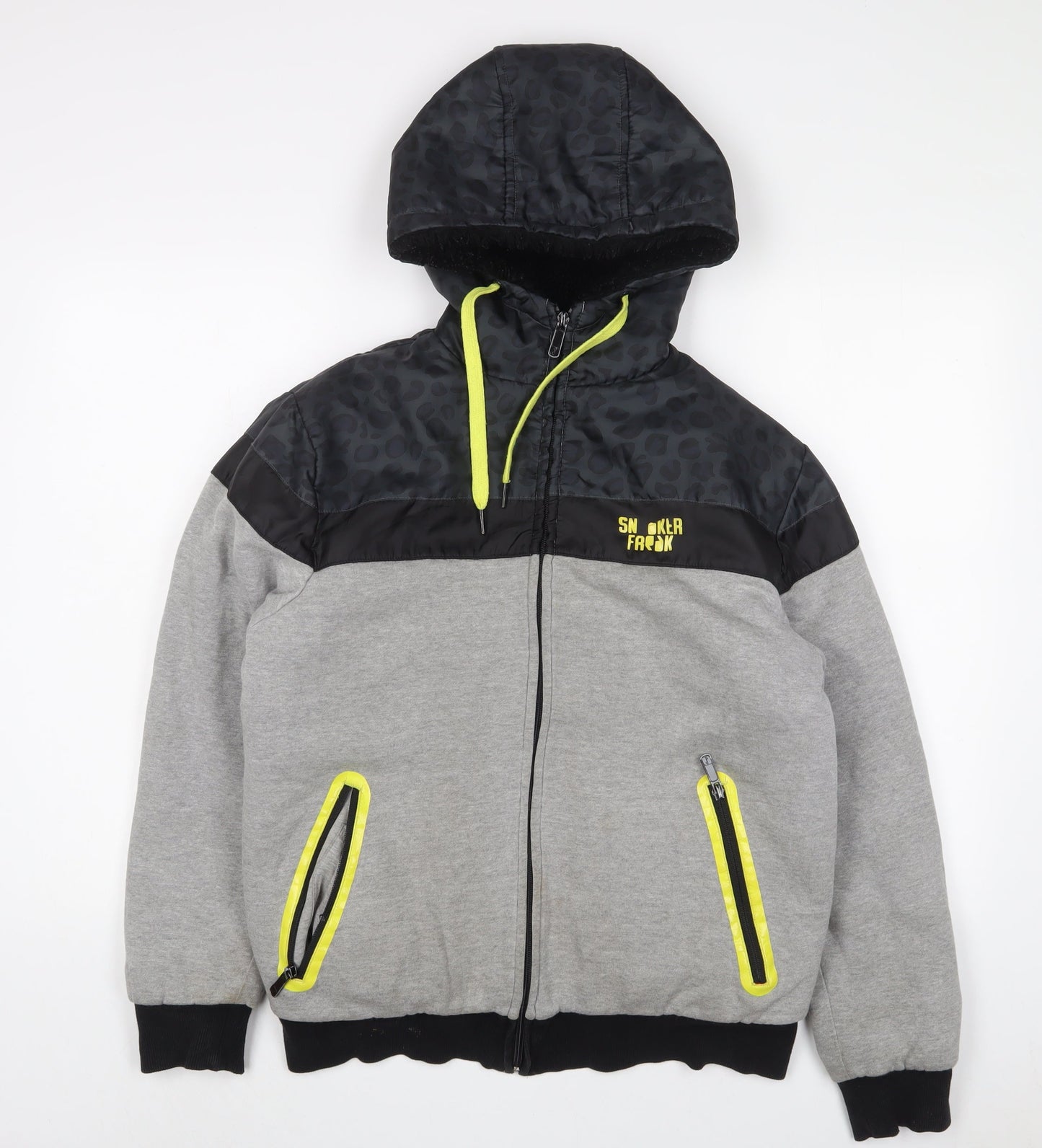 sneaker freak Womens Grey Jacket Size M Zip