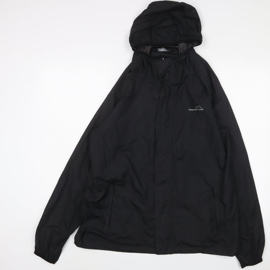 Freedom Trial Womens Black Jacket Size 18 Zip