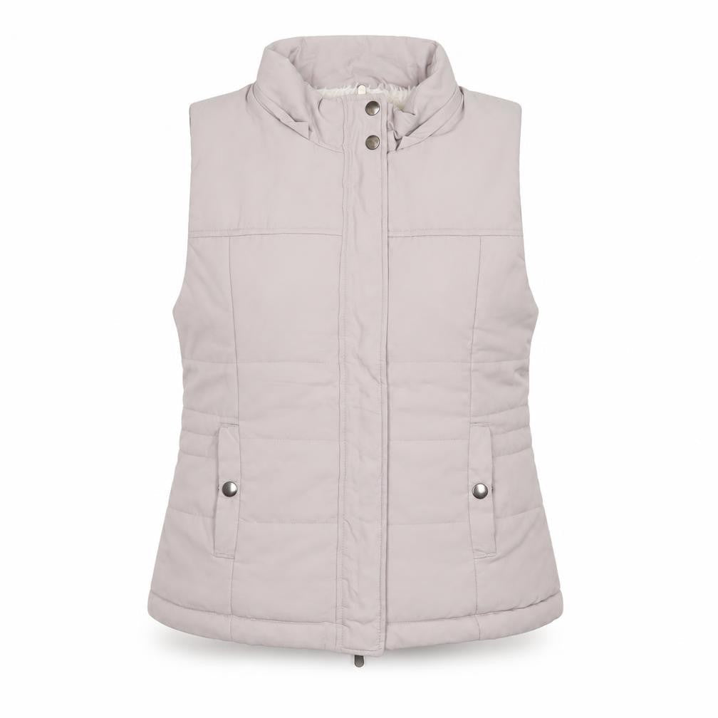 Forever New Womens Beige Gilet Jacket Size 12 Zip