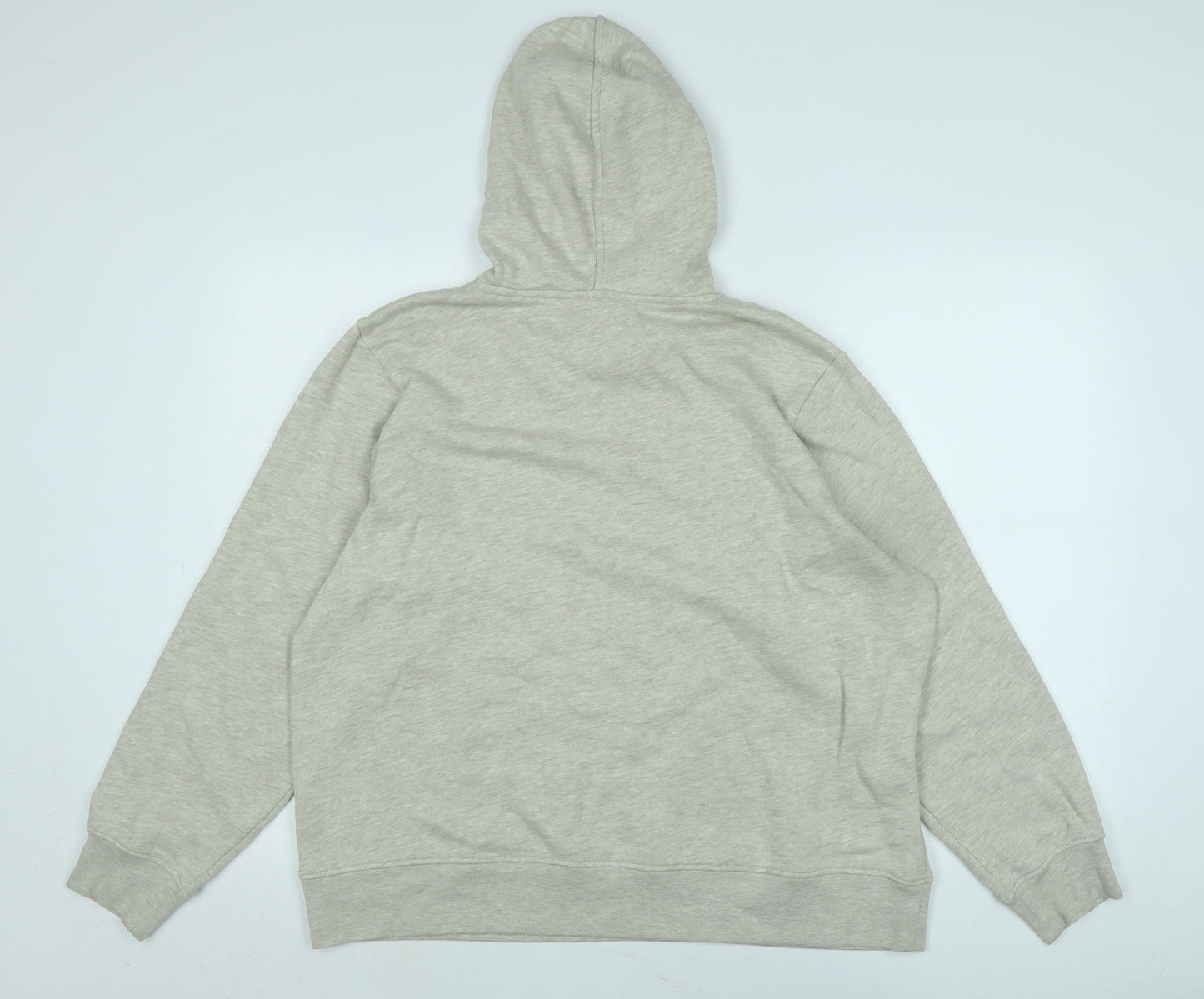 Marks and Spencer Womens Beige Polyester Pullover Hoodie Size L