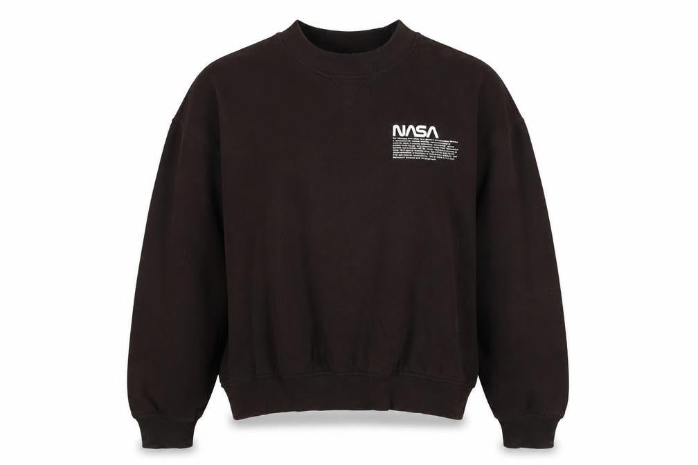 Divided Womens Brown Polyester Pullover Sweatshirt Size S