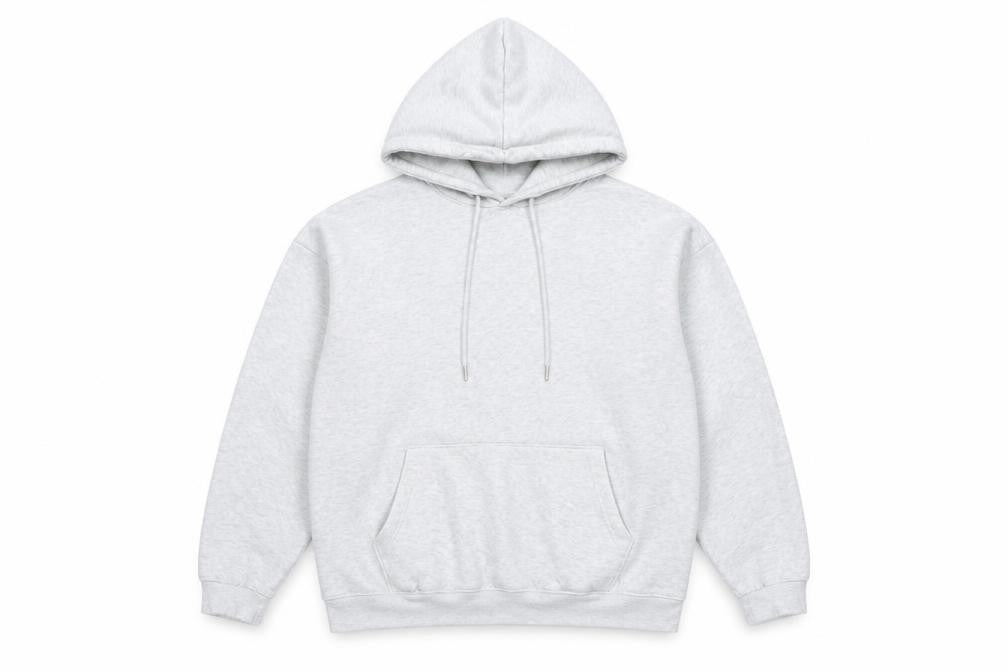 boo hoo man Mens Grey Polyester Pullover Hoodie Size L