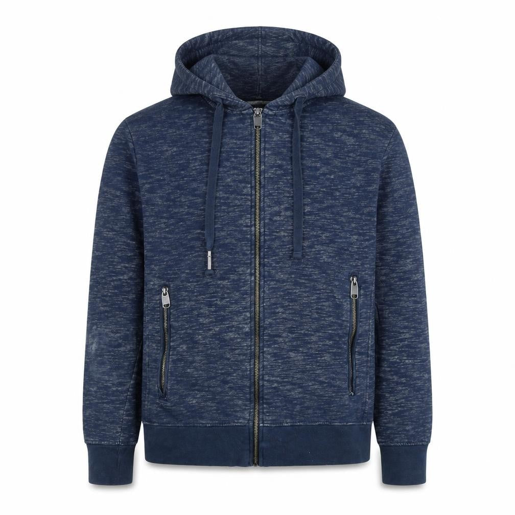 S&J Mens Blue Jacket Size L Zip