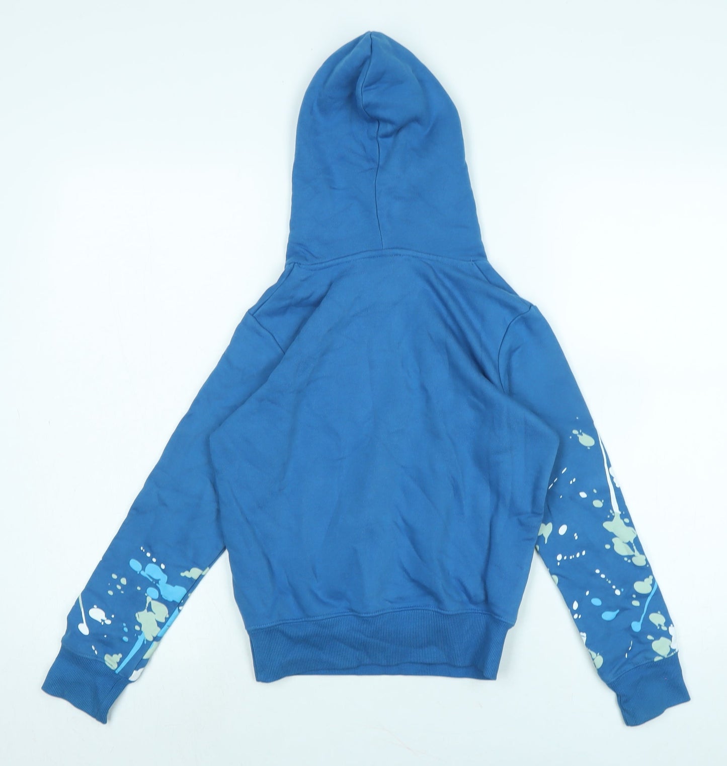 Hype Boys Blue Polyester Pullover Hoodie Size 7-8 Years
